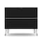 Manhattan Comfort Rockefeller Dresser in Black, PK2 2-103GMC2 - alternate 8
